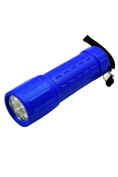 PowerPlus E89 Sturdy Plastic Torch (9 LED)