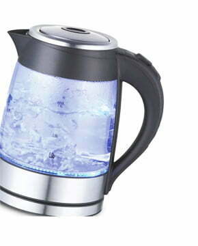 PowerPlus H195 Sleek Glass kettle with LED illumination (1.8 L)